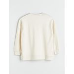 Crew Neck Patterned Women's Sweatshirt