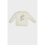 Baby Girl Regular Fit Crew Neck Romantic Printe Sweatshirt