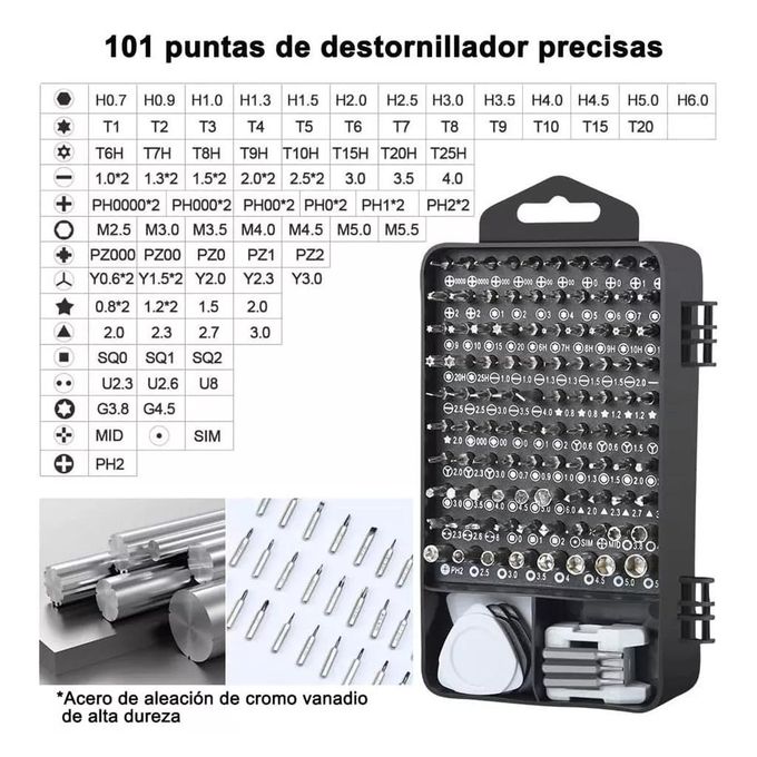 Repair Tool Kit 122 in 1 Precision Screwdriver Set