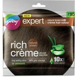 Godrej ريتش كريم صبغة بني طبيعي بدون امونيا بالالوفيرا