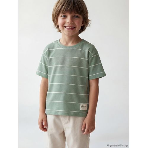Boy's Striped Relaxed Fit T-Shirt