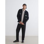 Relaxed Fit Printed Men's Jacket