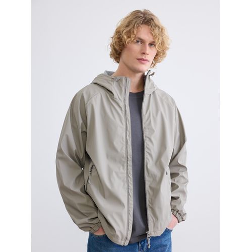Men's Regular Fit Hooded Raincoat
