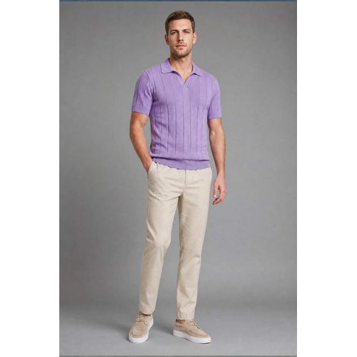 Standard Fit Polo Collar Short Sleeve Polo T-Shirt