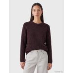 Crew Neck Women's Knitwear Sweater