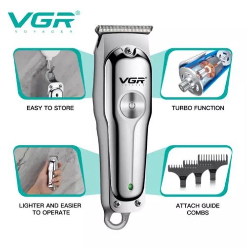 ماكينة حلاقة VGR الاحترافية ذات الشفرة الصفرية القابلة للشحن VGR V071